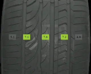 4x 255/60 R17 110V Sommerreifen Radar Sport Touring  7mm DOT 1220 - Bild 5
