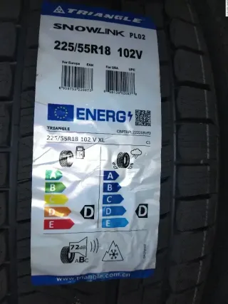 4x 225/55 R18 102V Winterreifen Triangle Snowlink 8mm DOT 3224 - Bild 1