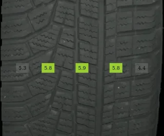 205/55 R17 WINTERREIFEN A-KLASSE F2A 17 ZOLL ALUFELGEN KOMPLETTSATZ 5-6MM - Bild 7