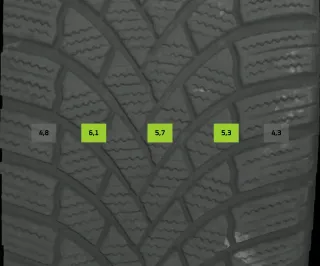 205/55 R17 95V WINTERREIFEN SKODA OCTAVIA NX 17 ZOLL ALU KOMPLETTSATZ 4-7MM - Bild 5