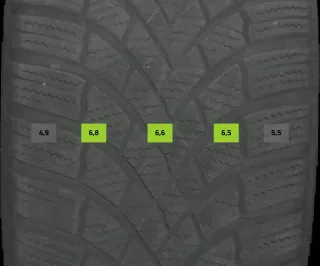 205/55 R17 95V WINTERREIFEN SKODA OCTAVIA NX 17 ZOLL ALU KOMPLETTSATZ 6-7MM - Bild 7