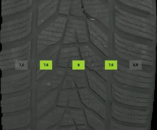 225/45 R18 WINTERREIFEN C-KLASSE W205 18 ZOLL ALUMINIUM KOMPLETTSATZ A2054012802 - Bild 5