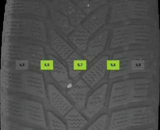 205/55 R16 91H WINTERREIFEN VW GOLF 8 VIII 16 ZOLL STAHL KOMPLETTSATZ 5MM - Bild 8