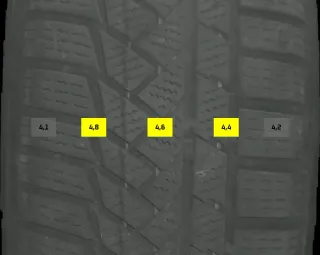 215/65 R17 99H WINTERREIFEN AUDI Q3 F3 17 ZOLL STAHL KOMPLETTSATZ 4-5MM - Bild 7