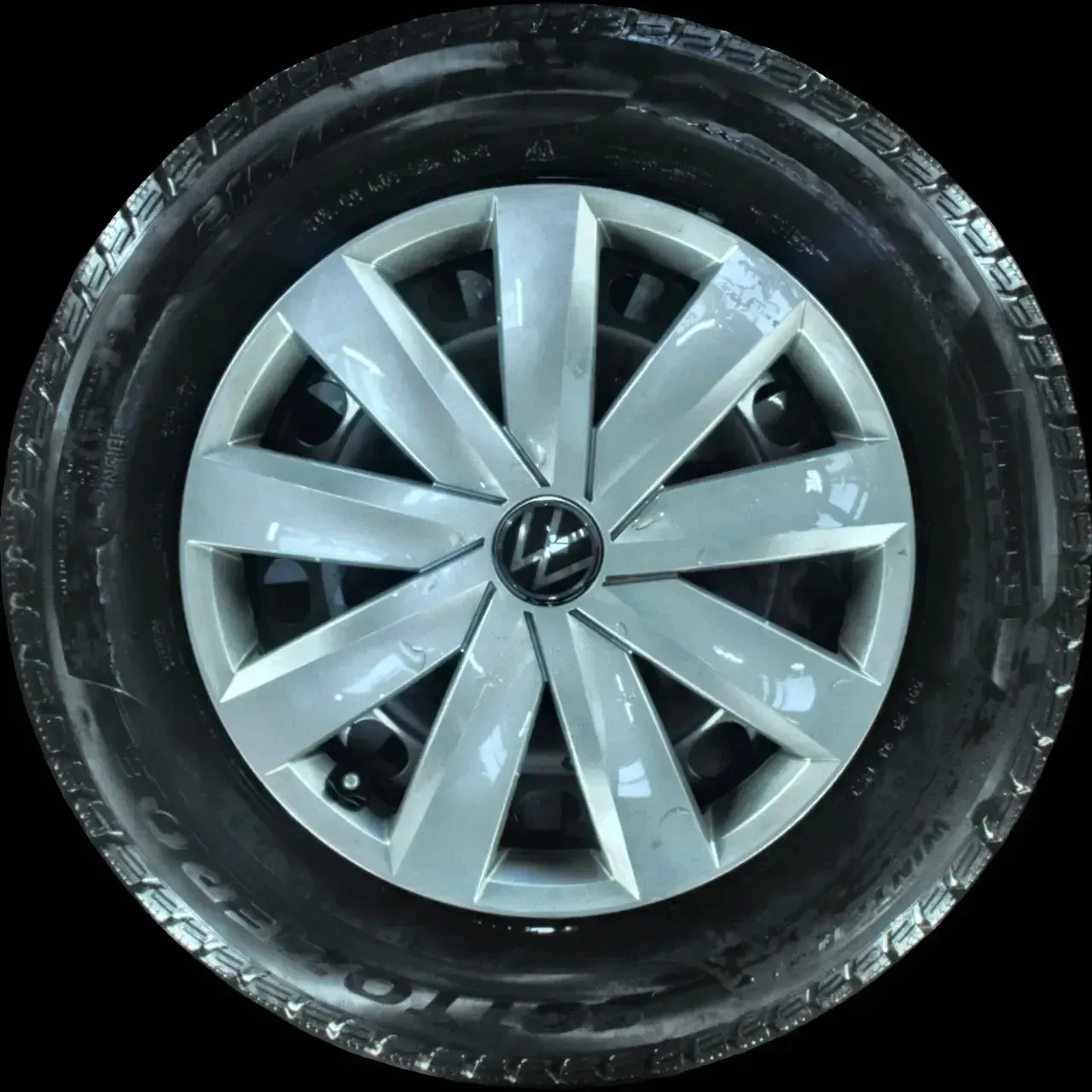 215/60 R16 95H WINTERREIFEN VW PASSAT 3C 16 ZOLL STAHL KOMPLETTSATZ 6-7MM 6-7MM - Bild 1