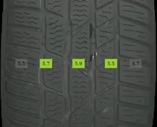 215/60 R17 WINTERREIFEN GLA W156 17 ZOLL ALUFELGEN KOMPLETTSATZ 5-7MM - Bild 8