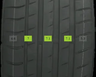 4x 225/55 R18 102Y Sommerreifen Triangle Effexsport 7mm DOT 4724 - Bild 2
