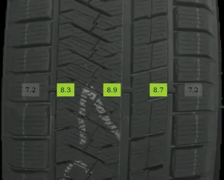 4x 225/55 R18 102V Winterreifen Triangle Snowlink 8mm DOT 3224 - Bild 2