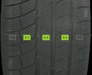 2x 245/40 R18 97V Winterreifen Davanti Wintoura+ 8mm DOT 2225 - Bild 4
