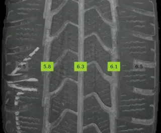 4x 235/65 R16 115S Winterreifen Goodyear Ultra GRIP Cargo 4-5mm DOT 3619 - Bild 1