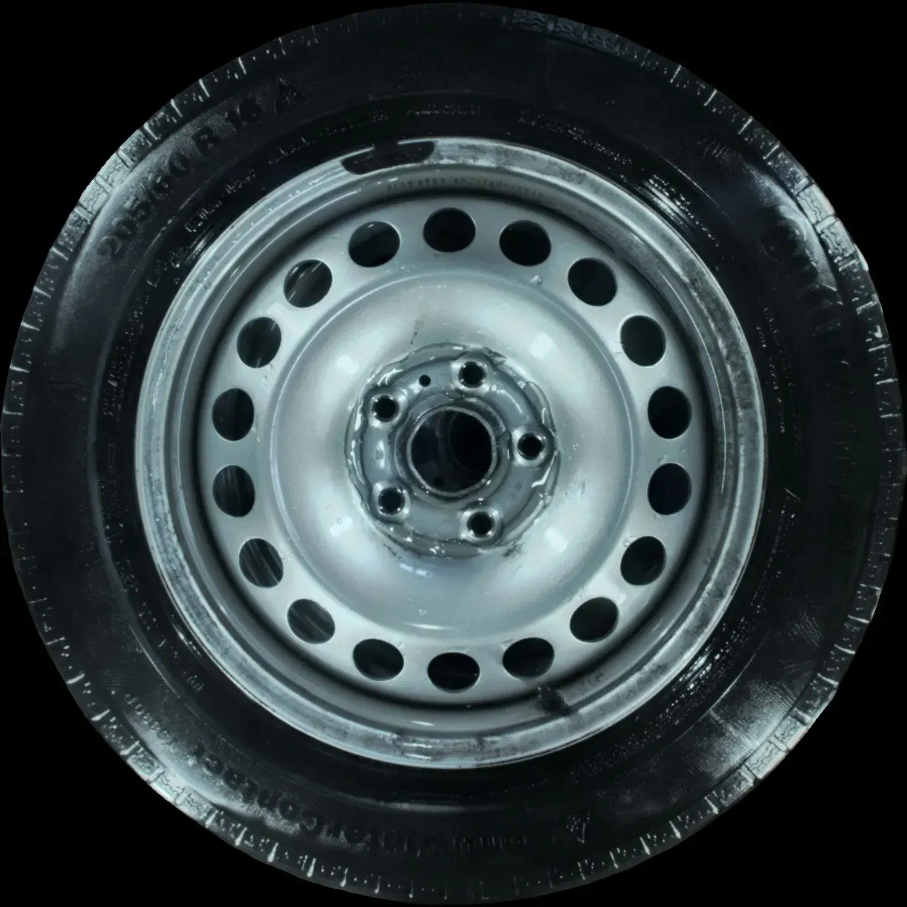 205/60 R16 96H WINTERREIFEN VW CADDY 2K 16 ZOLL STAHL KOMPLETTSATZ - Bild 1