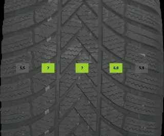 235/55 R19 WINTERREIFEN VW ID.4 19 ZOLL STAHL KOMPLETTSATZ 7-8MM - Bild 5