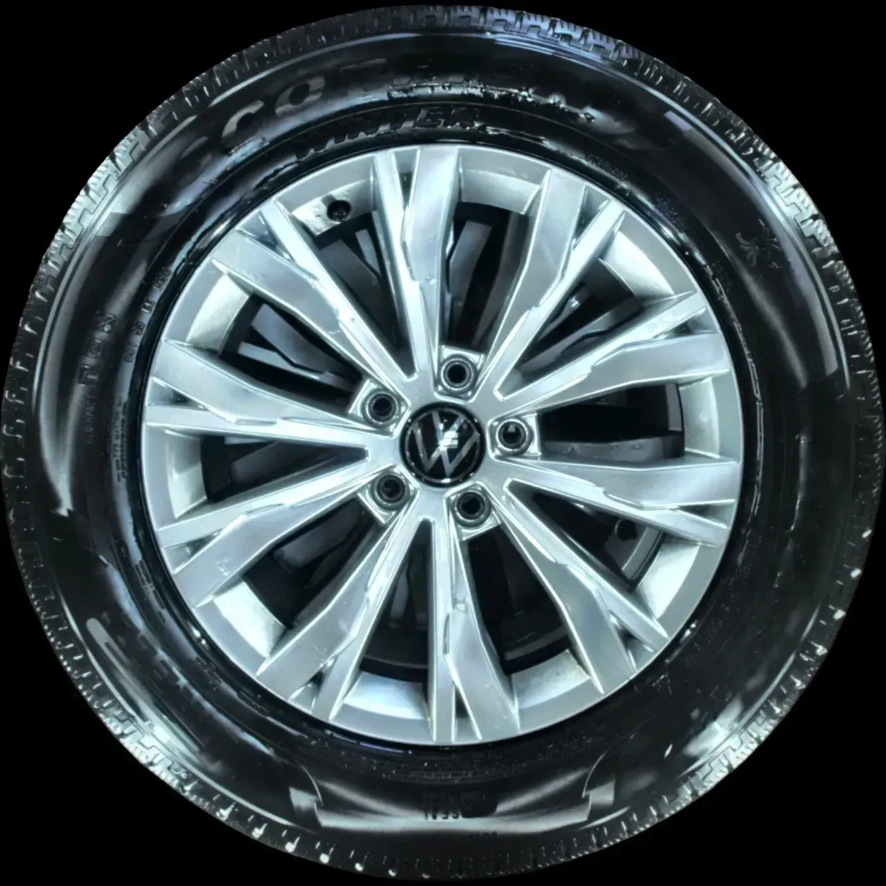 215/65 R17 99H WINTERREIFEN VW TIGUAN 5N (II) 17 ZOLL ALU KOMPLETTSATZ 5-8MM - Bild 1