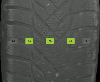 205/55 R16 91H WINTERREIFEN VW GOLF 8 VIII 16 ZOLL STAHL KOMPLETTSATZ 7MM - Bild 7