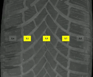 215/55 R16 98V WINTERREIFEN SKODA SUPERB 3V 16 ZOLL ALUMINIUM KOMPLETTSATZ 3MM - Bild 8