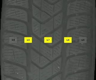 215/65 R17 99H WINTERREIFEN VW TIGUAN 5N (II) 17 ZOLL STAHL KOMPLETTSATZ 4-5MM - Bild 8
