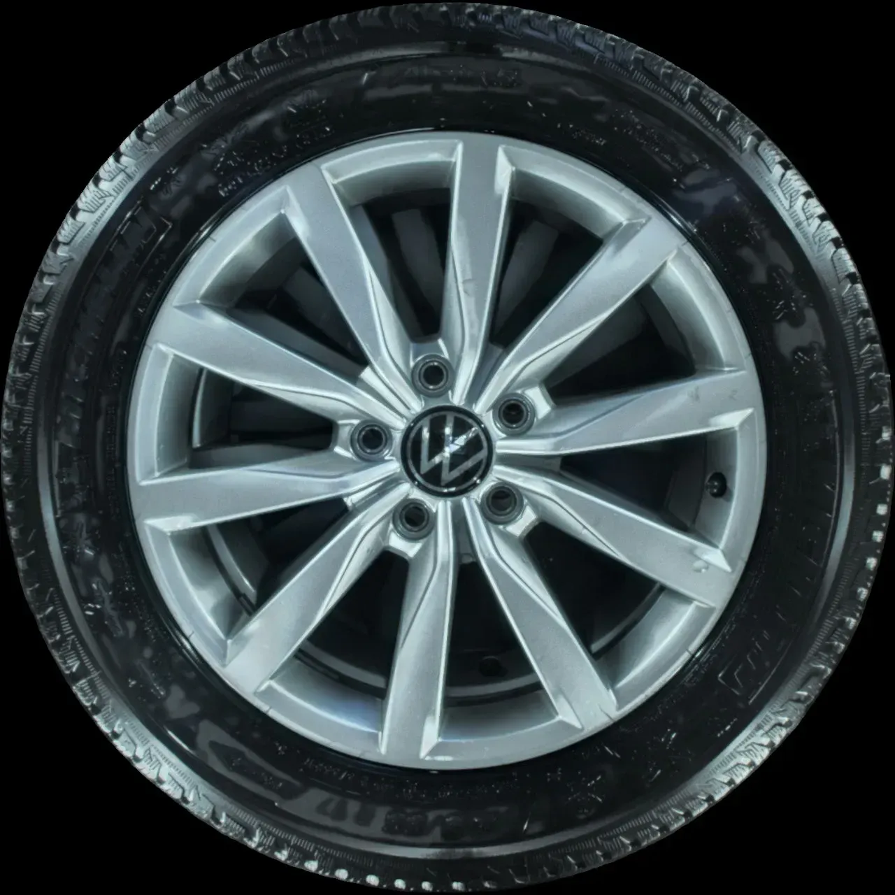 215/55 R17 94V WINTERREIFEN VW T-ROC A1 17 ZOLL ALU KOMPLETTSATZ 6-7MM - Bild 1