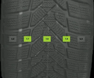 205/55 R16 91H WINTERREIFEN VW GOLF 8 VIII 16 ZOLL STAHL KOMPLETTSATZ 7MM - Bild 7