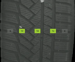 225/50 R17 98H WINTERREIFEN AUDI A5 8W 17 ZOLL ALU KOMPLETTSATZ 5-6MM - Bild 5