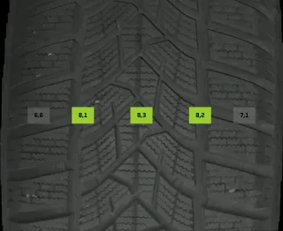 215/60 R16 95H WINTERREIFEN SKODA KAROQ NU7 16 ZOLL ALU KOMPLETTSATZ 7-8MM - Bild 6