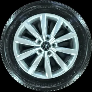 215/55 R17 94V WINTERREIFEN VW T-ROC 17 ZOLL ALU KOMPLETTRÄDER 6-7MM - Bild 1