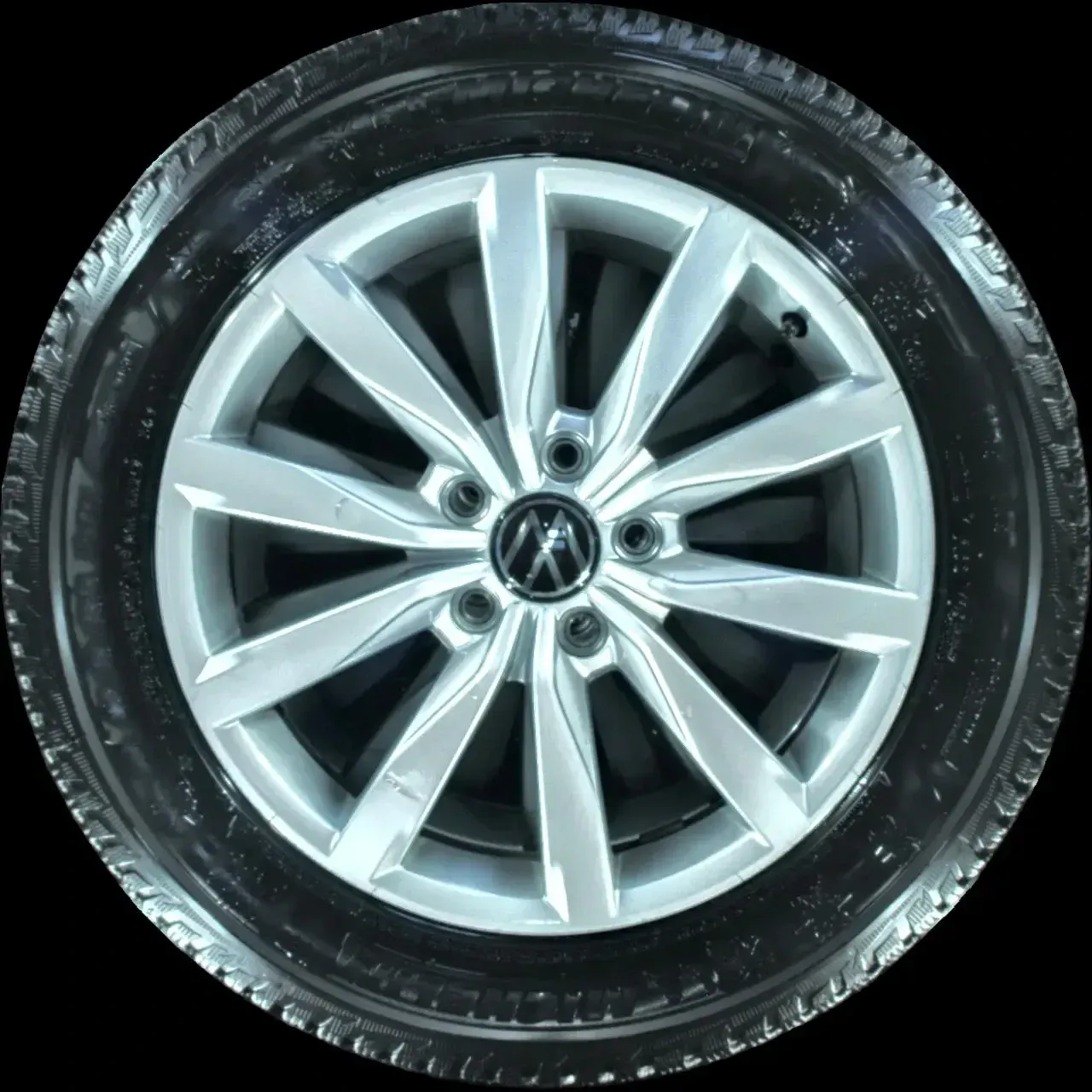 215/55 R17 94V WINTERREIFEN VW T-ROC 17 ZOLL ALU KOMPLETTRÄDER 6-7MM - Bild 1
