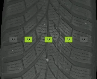 205/55 R16 91H WINTERREIFEN VW GOLF 8 VIII 16 ZOLL STAHL KOMPLETTSATZ 5-7MM - Bild 7