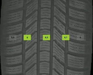 235/55 R18 100H WINTERREIFEN VW TIGUAN 5N (II) 18 ZOLL ALU KOMPLETTSATZ 4-6MM MM - Bild 6