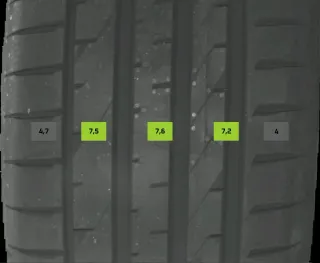 2x Sommerreifen 235/45 R21 101Y Falken Azenis  DOT 1825 7mm - Bild 2
