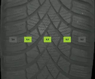 205/55 R16 91H WINTERREIFEN VW GOLF 8 VIII 16 ZOLL STAHL KOMPLETTRÄDER 5-6MM - Bild 7