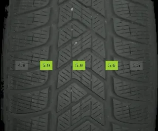 235/60 R18 WINTERREIFEN VOLVO XC90  18 ZOLL ALUFELGEN KOMPLETTSATZ - Bild 5