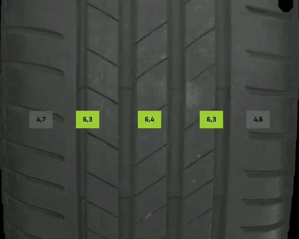 2x Sommerreifen 195/55 R16 87h Bridgestone Turanza DOT 4619 6mm - Bild 1
