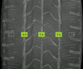 4x 235/65 R16 115S Winterreifen Goodyear Ultra GRIP Cargo 4-5mm DOT 3619 - Bild 4