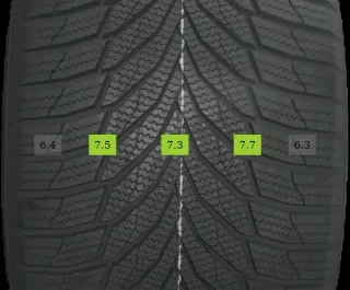 2x 275/45 R18 107V Winterreifen Nexen Tire Winguard Sport 2 7mm DOT 1924 - Bild 2