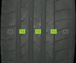 2x 235/50 R18 97V Sommerreifen Dunlop Sportmaxx 6-7mm DOT 4421 - Bild 1