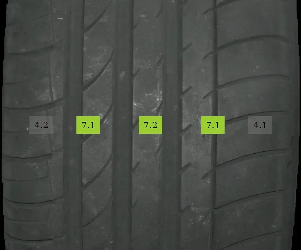 2x 235/50 R18 97V Sommerreifen Dunlop Sportmaxx 6-7mm DOT 4421 - Bild 1