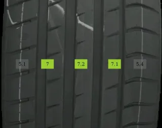 4x 225/55 R18 102Y Sommerreifen Triangle Effexsport 7mm DOT 4724 - Bild 5