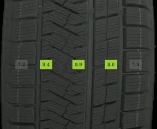 4x 225/55 R18 102V Winterreifen Triangle Snowlink 8mm DOT 3224 - Bild 4