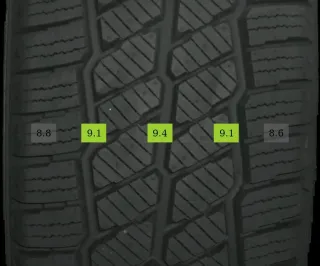 4x 205/65 R16 107T Winterreifen Goodride Sw612 8mm DOT 2225 - Bild 8
