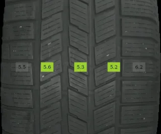 255/55 R18 WINTERREIFEN R-KLASSE W251 18 ZOLL ALUFELGEN KOMPLETTSATZ 5-7MM - Bild 7