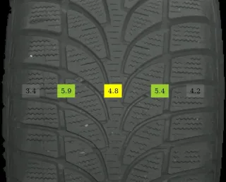 235/60 R18 WINTERREIFEN GLC W253 18 ZOLL ALUFELGEN KOMPLETTSATZ 4MM - Bild 5