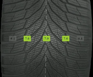 2x 275/45 R18 107V Winterreifen Nexen Tire Winguard Sport 2 7mm DOT 1924 - Bild 1