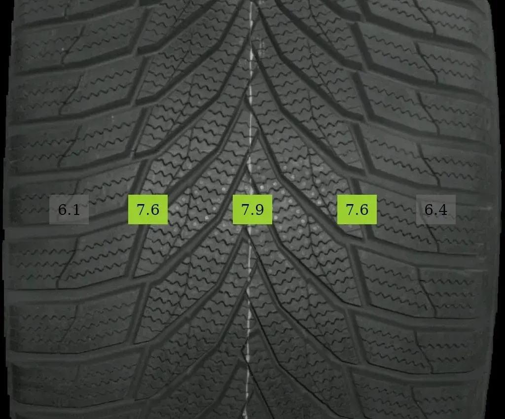 2x 275/45 R18 107V Winterreifen Nexen Tire Winguard Sport 2 7mm DOT 1924 - Bild 1