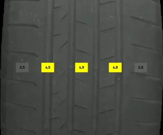4x Sommerreifen 235/45 R20 96W Bridgestone Dueler HP 4-6mm - Bild 3