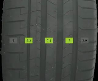 2x 255/35 R20 93(Y) Sommerreifen Pirelli P Zero 7mm DOT 1524 - Bild 2
