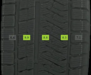 4x 225/55 R18 102V Winterreifen Triangle Snowlink 8mm DOT 3224 - Bild 3
