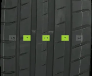 4x 225/55 R18 102Y Sommerreifen Triangle Effexsport 7mm DOT 4724 - Bild 4