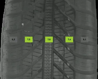 205/55 R16 GANZJAHRESREIFEN AUDI A3 GY 16 ZOLL ALUMINIUM KOMPLETTSATZ 6-7MM - Bild 8