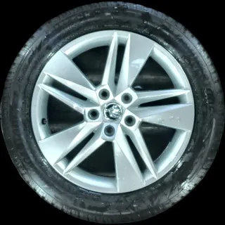 215/55 R17 98V WINTERREIFEN SKODA SUPERB 3V 17 ZOLL ALU KOMPLETTSATZ 3V0601025BH - Bild 4