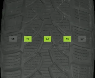 225/50 R17 94H WINTERREIFEN MERCEDES C-KLASSE W205 17 ZOLL ALU KOMPLETTSATZ 7MM - Bild 6